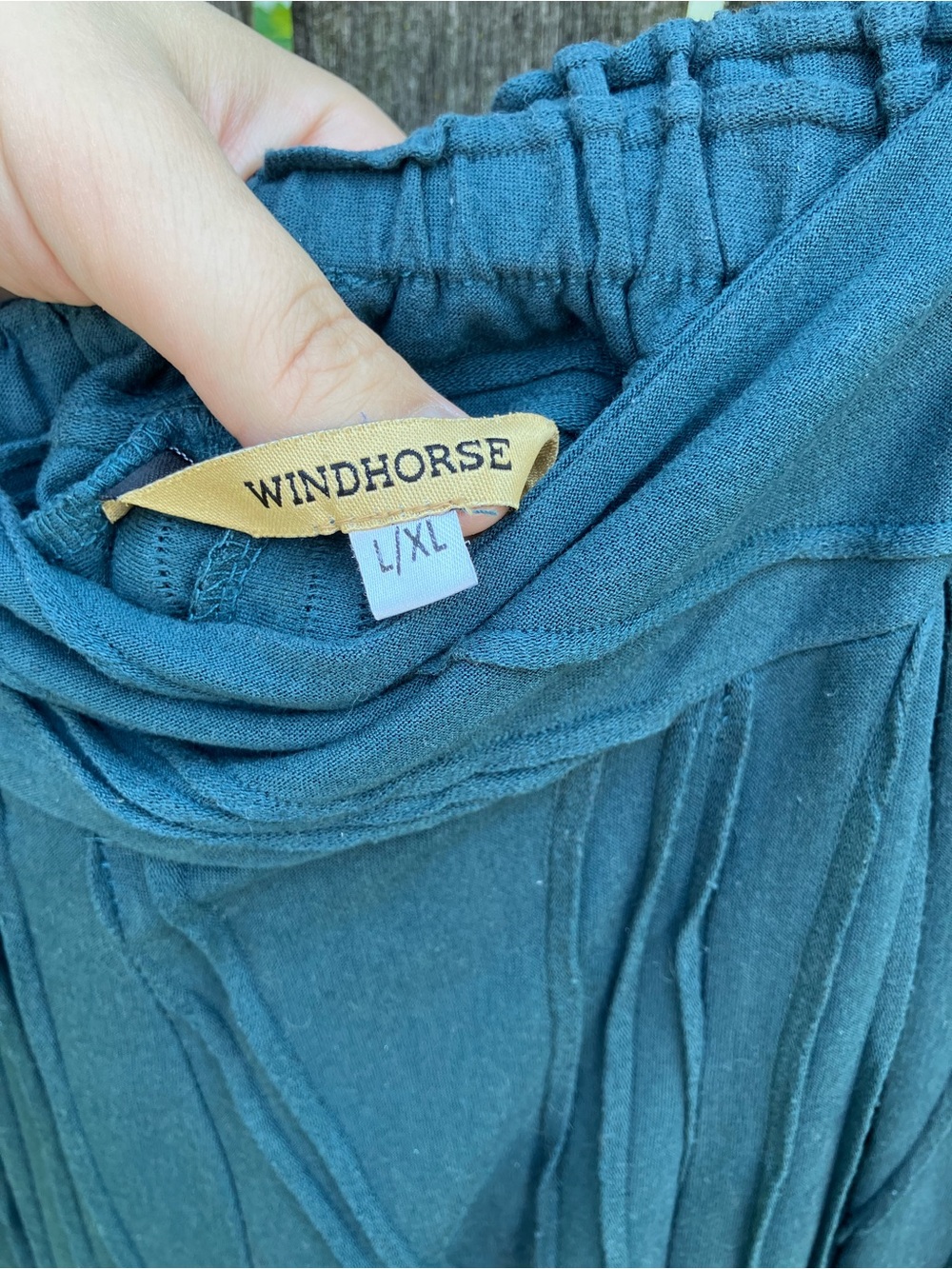 Wide Leg Pleated Palazzo Pants in Teal - Picture 3 of 5